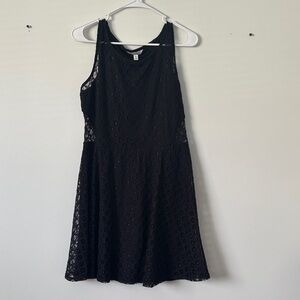 Speekless Black Lace Mini Dress